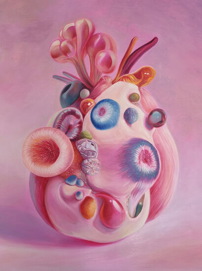 Sac of Heartbeats - a Paint Artowrk by Giorgia Roversi